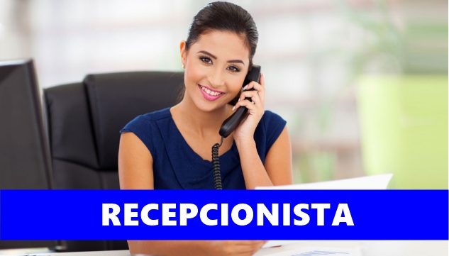 Resultado de imagem para RECEPCIONISTA